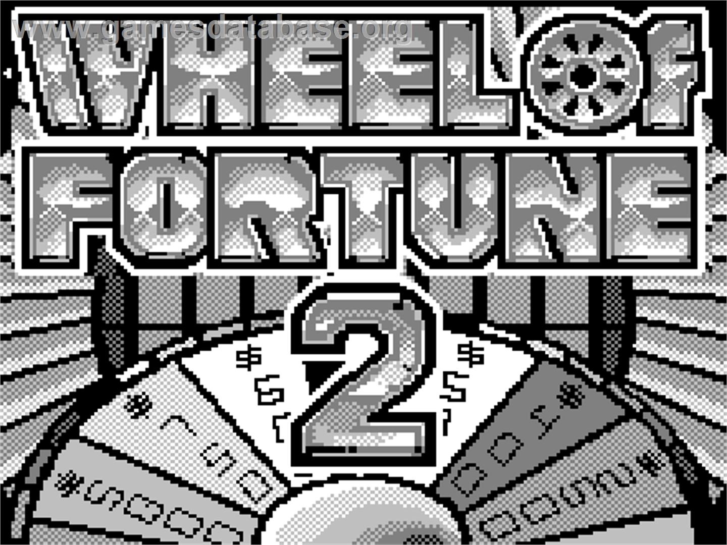 Wheel Of Fortune 2 - Tiger Game.com - Artwork - Title Screen